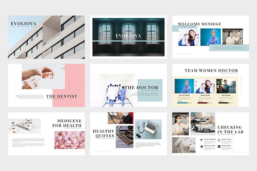 医疗健康产品发布会Keynote模板 - PPT派