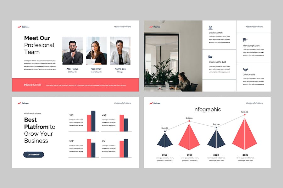 现代商业业务Keynote主题演讲模板 - PPT派
