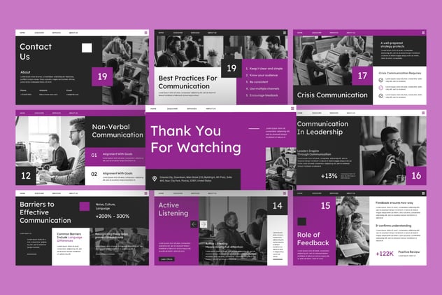 传播沟通策略营销方案PPT模板 - PPT派