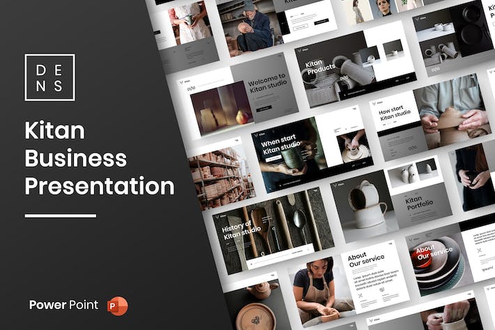 黑色极简商务报告设计PPT模板 - PPT派