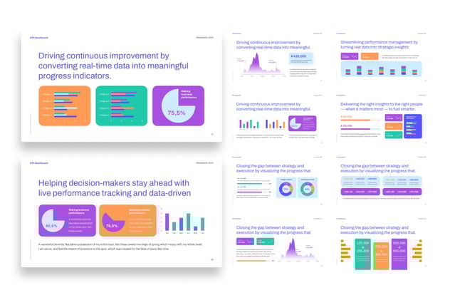 进度KPI指标监测跟踪分析PPT模板 - PPT派