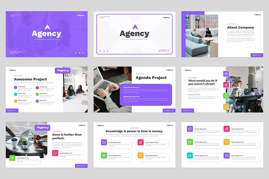 机构企业业务发展方案PPT模板 - PPT派