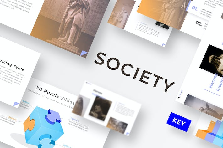 现代社会主题演讲Keynote模板 - PPT派