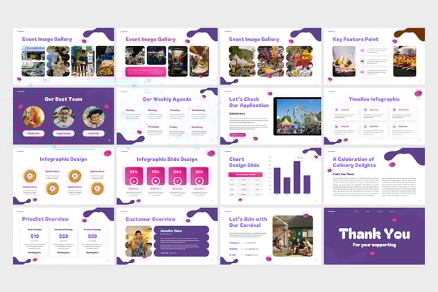 餐饮美食活动推广营销宣传讲述展示PPT模板 - PPT派