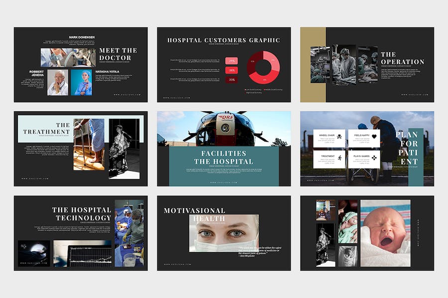 医疗健康产品发布会Keynote模板 - PPT派