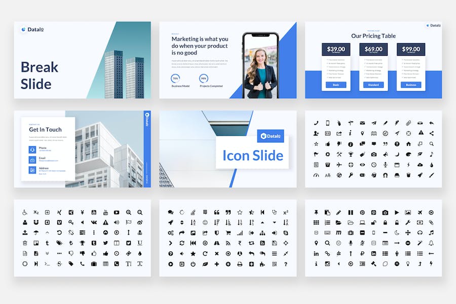数据科学分析研究展示Keynote模板 - PPT派