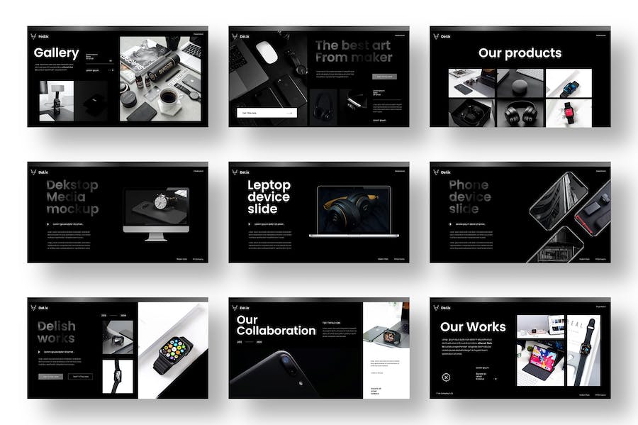 熟食店商务领域主题演讲Keynote模板 - PPT派