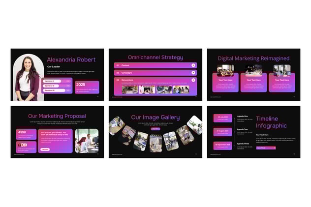 数字营销推广策略方案PPT模板 - PPT派