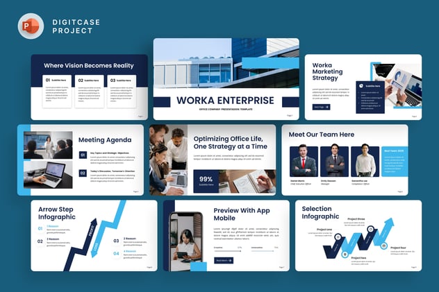 企业管理运营工作总结PPT模板 - PPT派