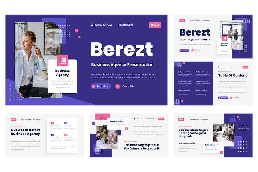 商业机构企业合作Keynote模板 - PPT派