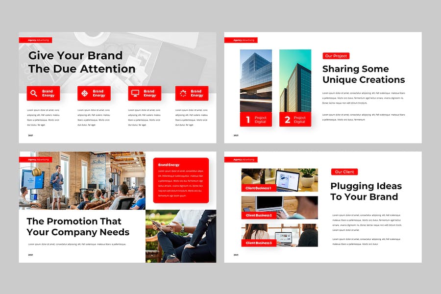 商务清爽现代推介方案PPT模板 - PPT派