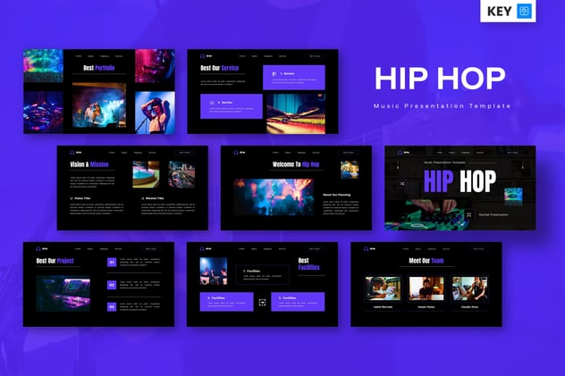 音乐文化品牌传播推广方案Keynote模板 - PPT派