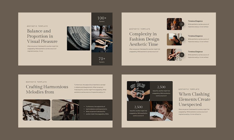 现代极简风美学美妆Keynote主题模板 - PPT派