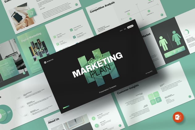 营销计划方案制定指南推广策略PPT模板 - PPT派