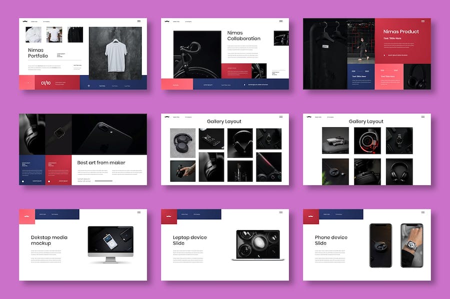 蓝色商务企业品牌推广PPT模板 - PPT派