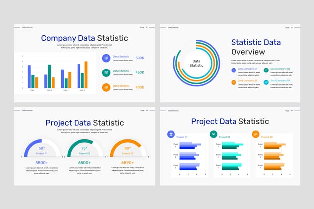 数据分析报告统计展示PPT模板 - PPT派