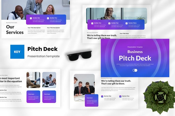 商务品牌基调战略讲述Keynote模板 - PPT派
