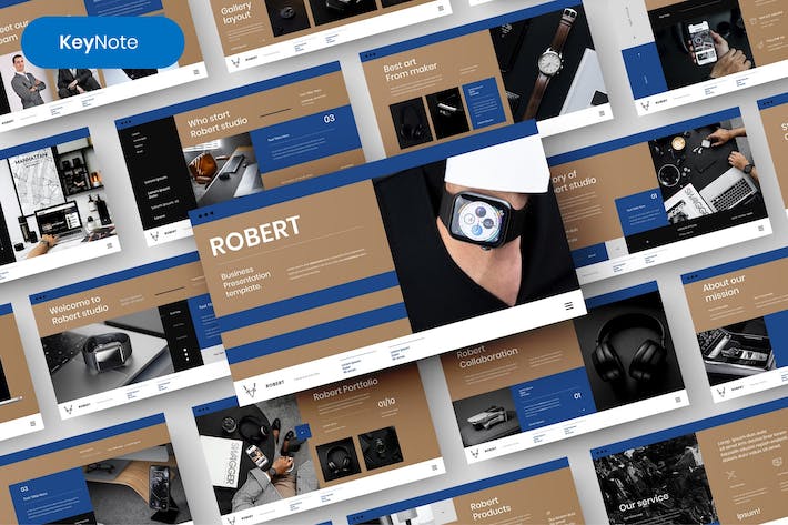 摄影作品集商务展示Keynote模板 - PPT派