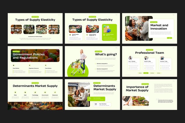 市场供应链管理体系PPT模板 - PPT派