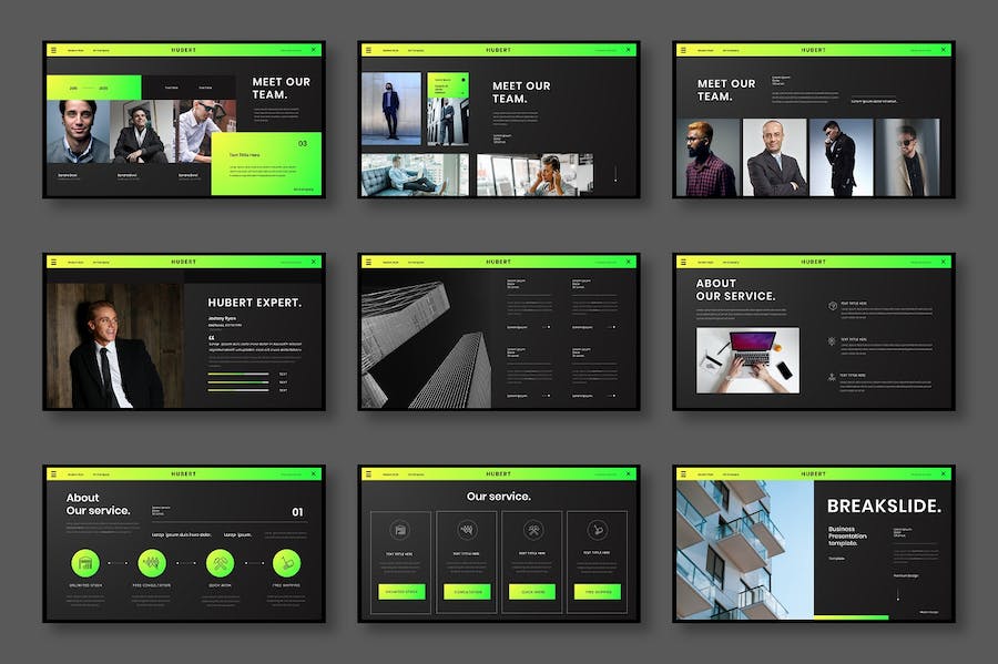 现代商务企业品牌推广宣传PPT模板 - PPT派