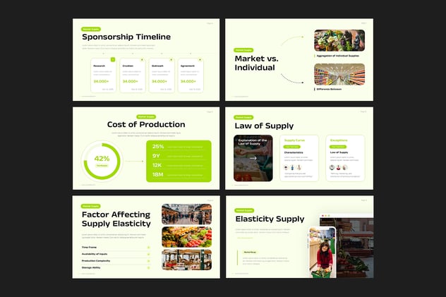 市场供应链管理体系PPT模板 - PPT派