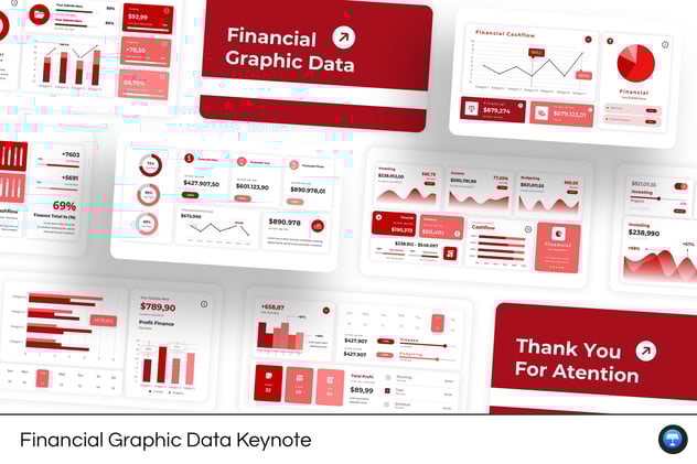 金融数据可视化分析展示Keynote模板 - PPT派