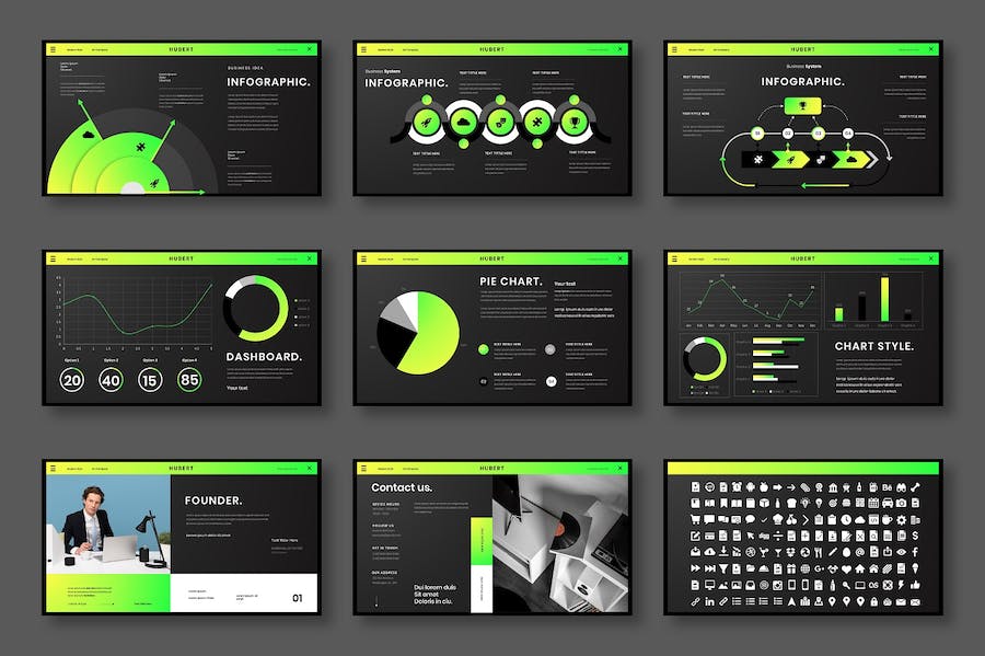 现代商务企业品牌推广宣传PPT模板 - PPT派