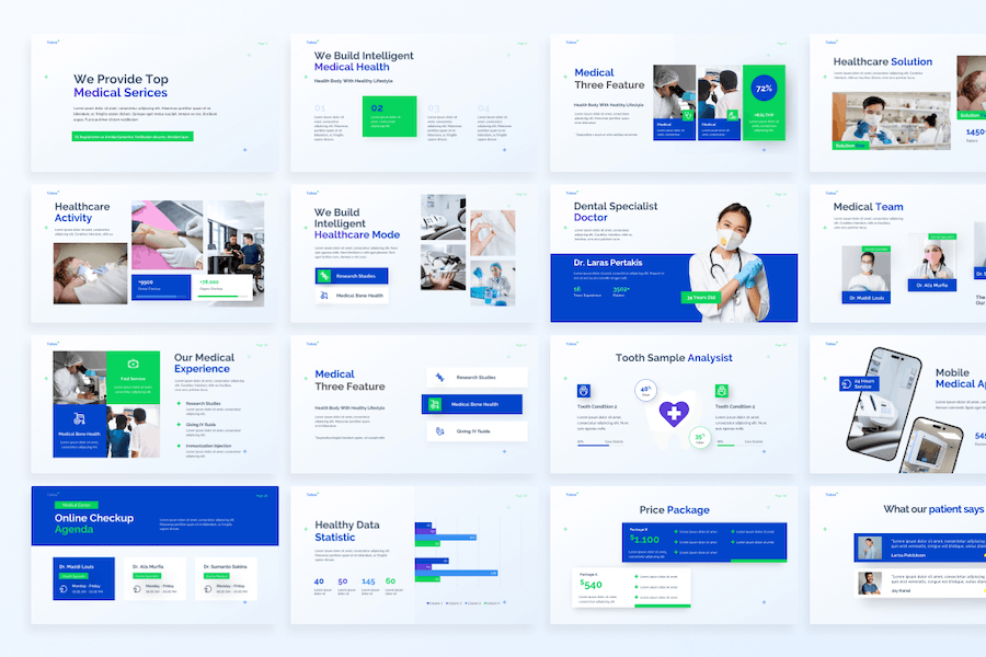 医疗健康知识宣传方案Keynote模板 - PPT派