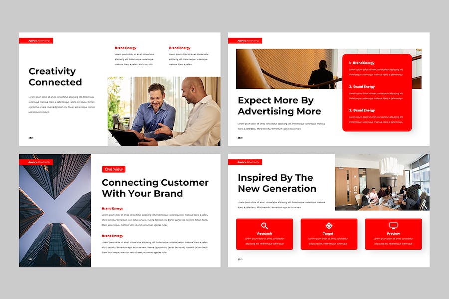 商务清爽现代推介方案PPT模板 - PPT派