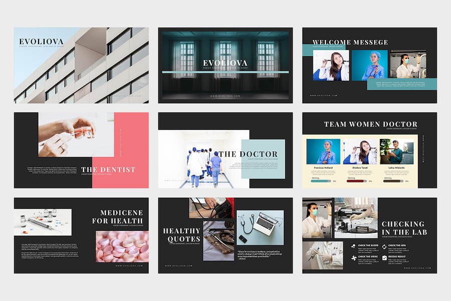 医疗健康产品发布会Keynote模板 - PPT派