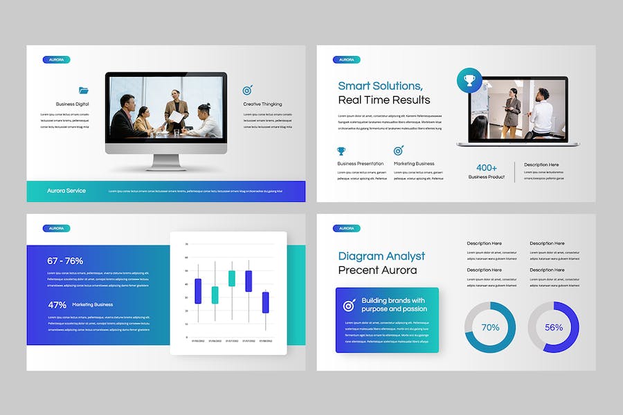 商务企业公司简介宣传Keynote模板 - PPT派