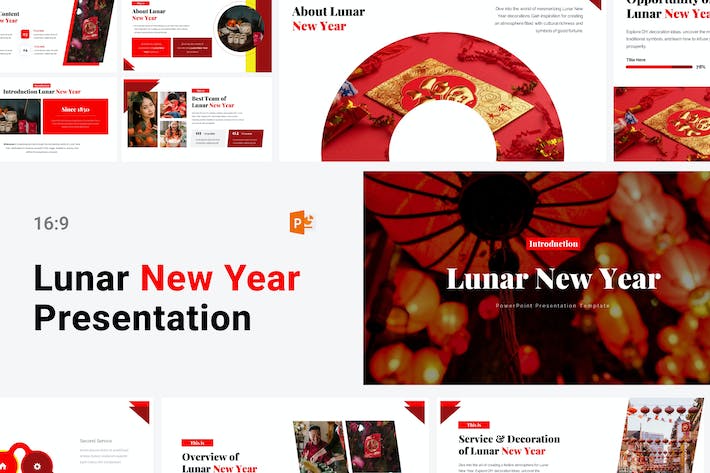 农历新年文化庆祝活动组织PPT模板 - PPT派