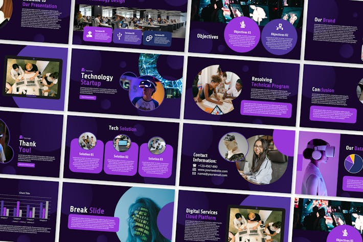 科技创业启动融资PPT模板 - PPT派 科技创业启动融资PPT模板 - PPT派