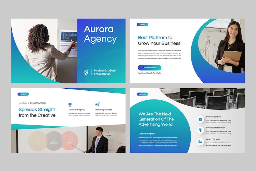 商务企业公司简介宣传Keynote模板 - PPT派