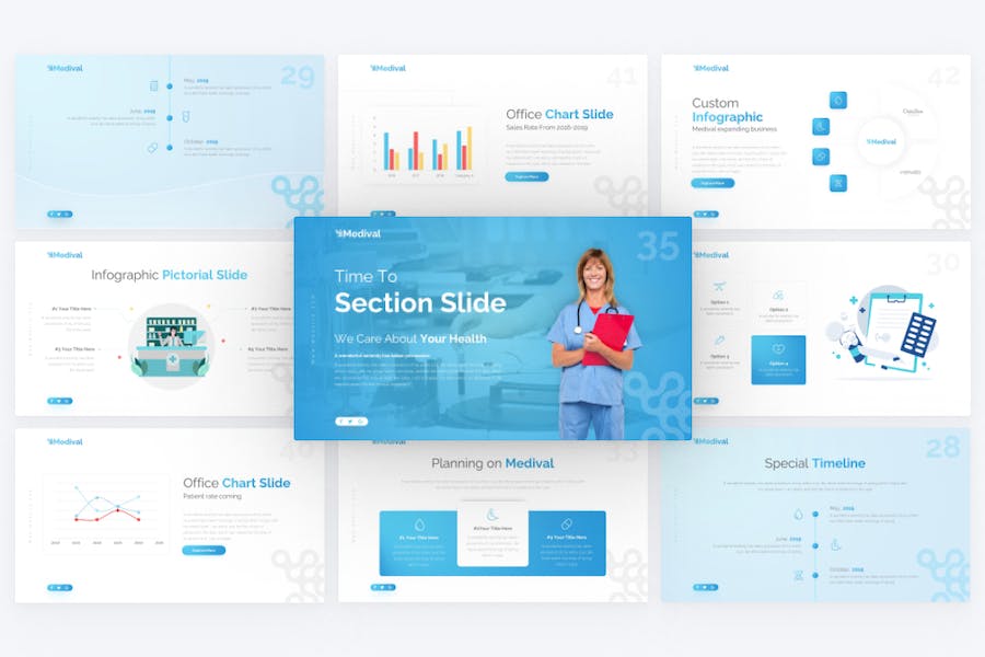 Medival-health-presentation-powerpoint-template - PPT派