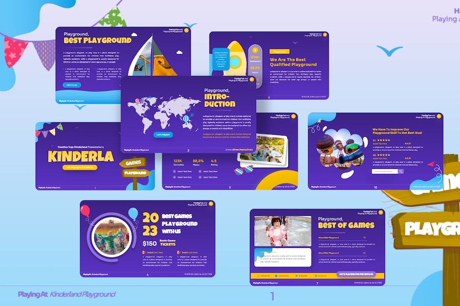 儿童教育玩具讲述展示方案Keynote模板 - PPT派