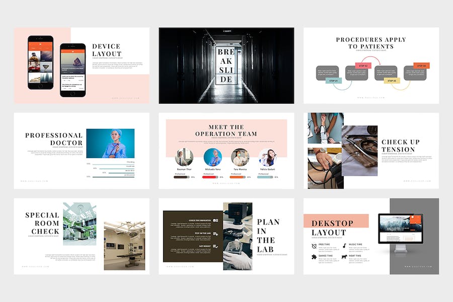 医疗健康产品发布会Keynote模板 - PPT派