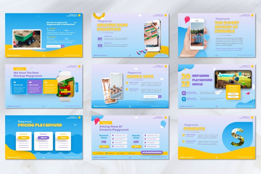 儿童教育玩具讲述展示方案Keynote模板 - PPT派