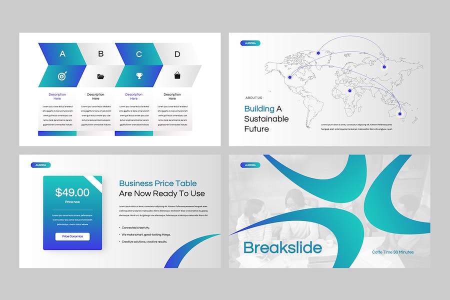 商务企业公司简介宣传Keynote模板 - PPT派