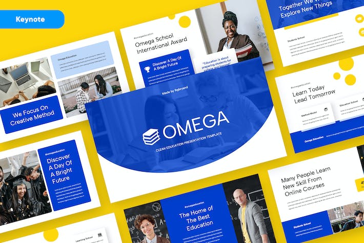 在线教育培训课程学习Keynote模板 - PPT派