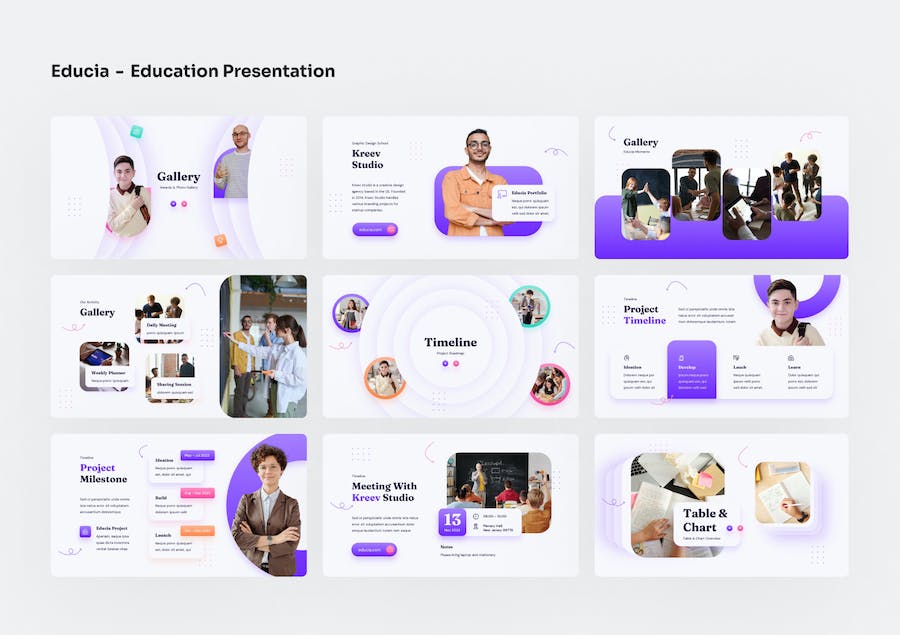 教育教学课程内容设计方案PPT模板 - PPT派