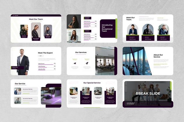 商业融资计划创业项目Keynote模板 - PPT派