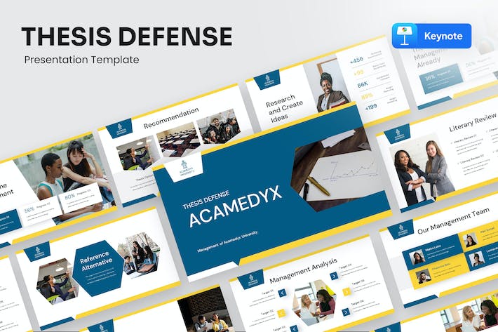 学术研究论文答辩成果展示Keynote模板 - PPT派