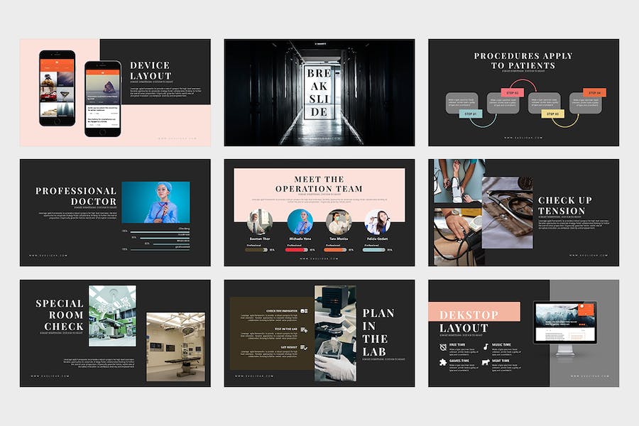 医疗健康产品发布会Keynote模板 - PPT派
