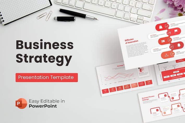 商业战略规划企业发展PPT模板 - PPT派