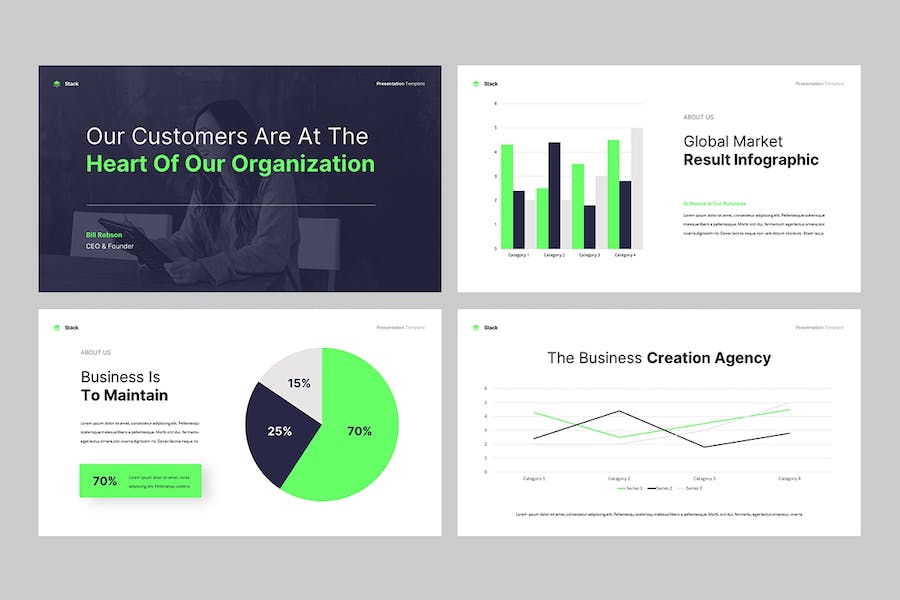 商务业务融资路演PPT模板 - PPT派