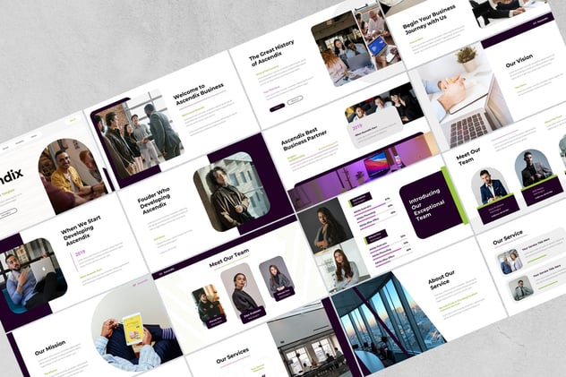 商业融资计划创业项目Keynote模板 - PPT派