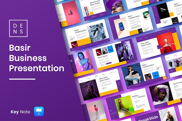 紫色渐变商业策划提案Keynote模板 - PPT派