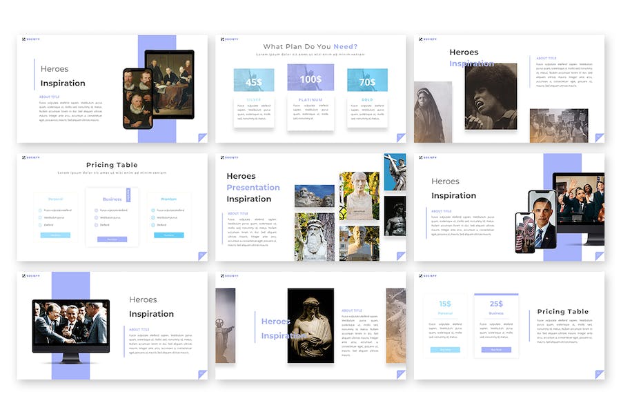 现代社会主题演讲Keynote模板 - PPT派