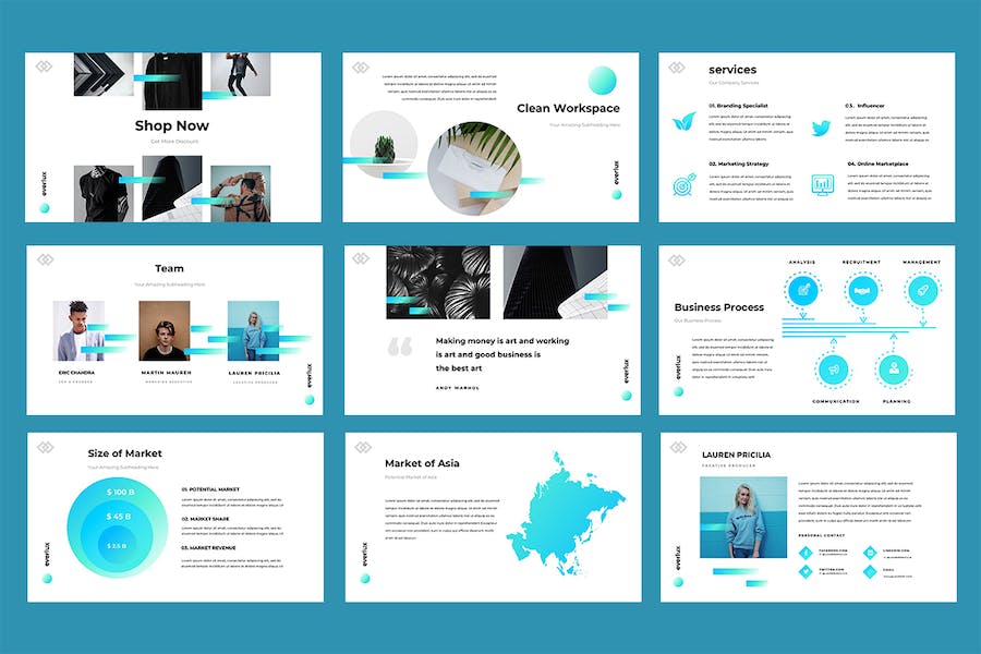 创意商业融资演讲方案PPT模板 - PPT派